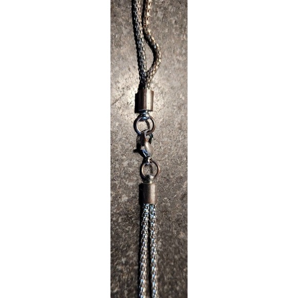 Vintage Silver Knotted Bubble Necklace - Picture 9 of 14